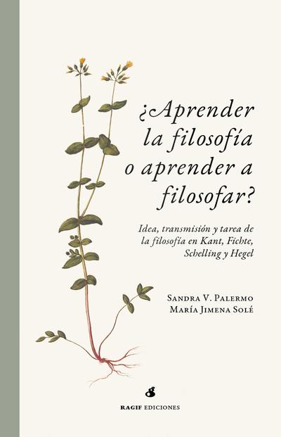 La filosofía -afirma Kant en la Crítica de la razón pura- no se puede aprender, a no ser históricamente. En lo que respecta a la razón -sostiene- se puede solamente, cuando mucho, aprender a filosofar. Partiendo del examen de la afirmación kantiana, este libro reconstruye las diferentes posiciones que Fichte, Schelling y Hegel asumen frente a ella. Ante el complejo entramado conceptual que Kant teje alrededor de esta cuestión, las perspectivas de sus sucesores proveen claves para repensar la transmisión de la filosofía, así como su rol político y cultural. Además, brindan herramientas teóricas para cuestionar la tajante distinción entre la historia de la filosofía como mera repetición pasiva y la filosofía como quehacer creativo. Este libro invita, entonces, a reflexionar junto con los principales representantes del idealismo alemán acerca de la noción de filosofía, la posibilidad de su enseñanza y su tarea respecto del propio tiempo histórico.